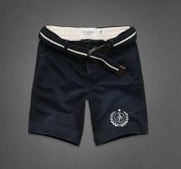 heren abercrombie and fitch casual shorts band koningsblauw wit Stijl Populaire f3fmq706